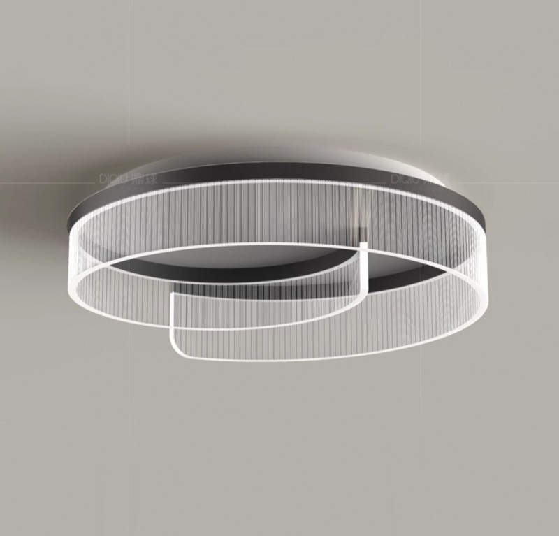 Светильник DZN-11771 ЧЕРНЫЙ + БЕЛЫЙ ` D500/H120/1/LED/56W/2800-6500K 2.4G