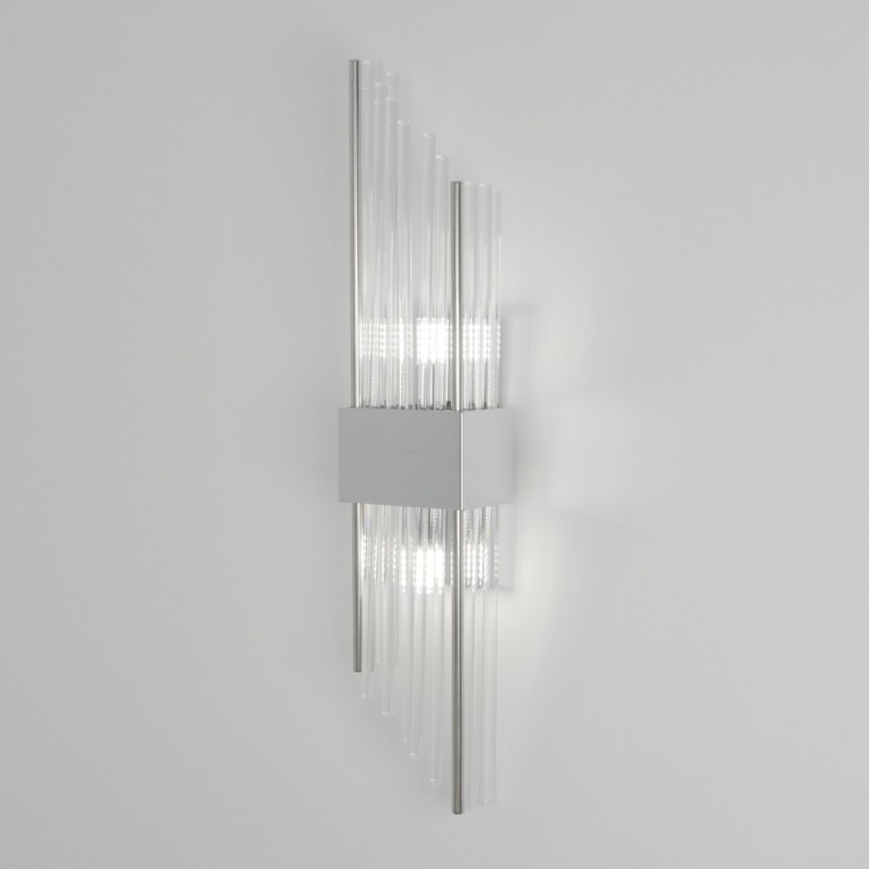 Светильник настенный ElegantLight DZN-4419 CHROME/РОМ D110/H600/2/G9/20W NEAT 24-12