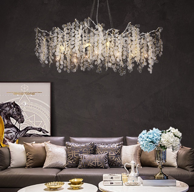 Светильник DZN-4456 РОМ / МАТОВЫЙ+ПРОЗРАЧНЫЙ ` D1200*400/H1200/12/E14/40W COINS 24-12