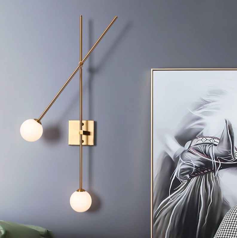 Светильник настенный ElegantLight DZN-5743 БРОНЗА ` D920/H120/2/G9/20W 23-07