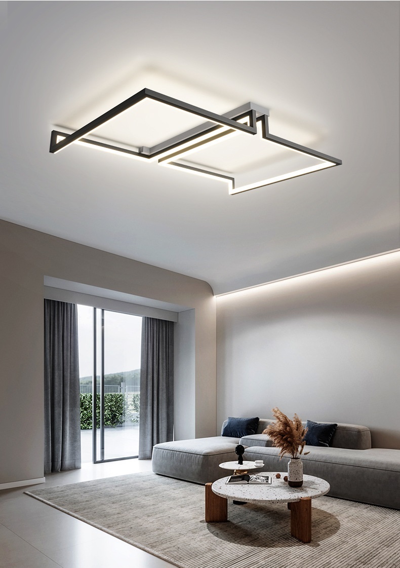 Светильник DZN-5761 ЧЕРНЫЙ ` D900*600/H120/2/LED/90W/4500K