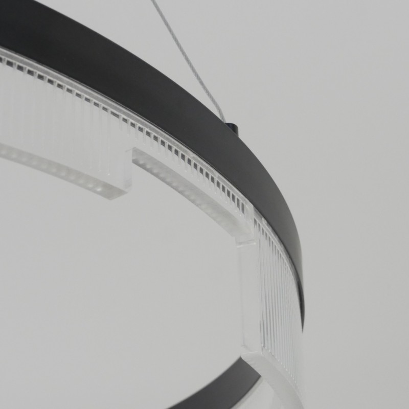 Светильник ElegantLight DZN-4511 ЧЕРНЫЙ ` D800+600+400/H2000/3/LED/200W 2.4G ZEBRA 23-12