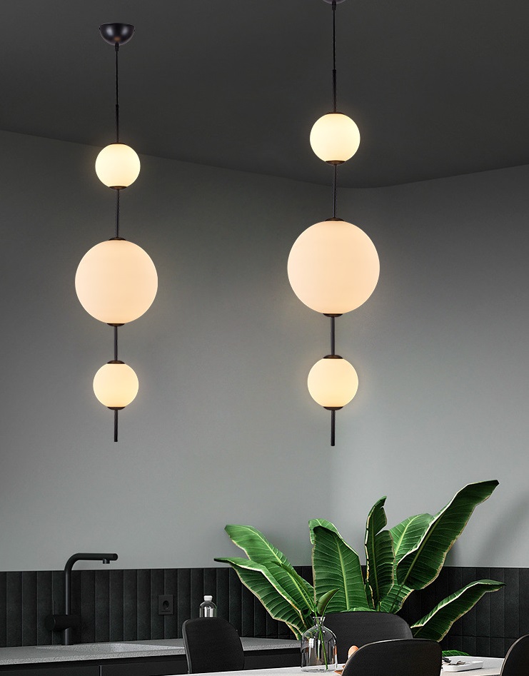 Светильник ElegantLight DZN-39994 ЧЕРНЫЙ ` D250*850/H1200/3/LED/18W/3000K (150+150+250mm) BAALL2