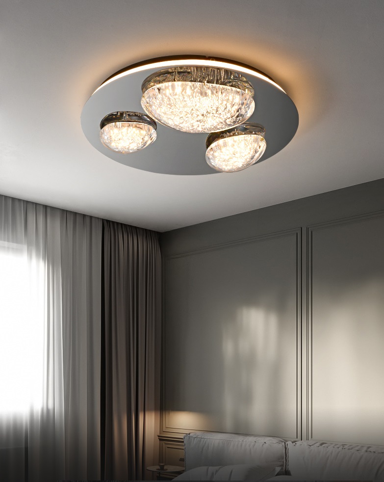 Светильник DZN-11896 РОМ + ПРОЗРАЧНЫЙ ` D480/H200/3/LED/31W/4500K EVIAN LONG