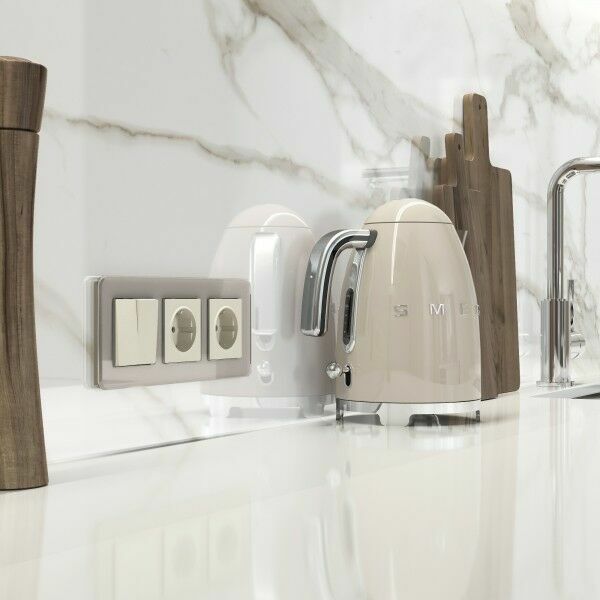 WERKEL W1171062 Розетка с заземлением (айвори матовый)