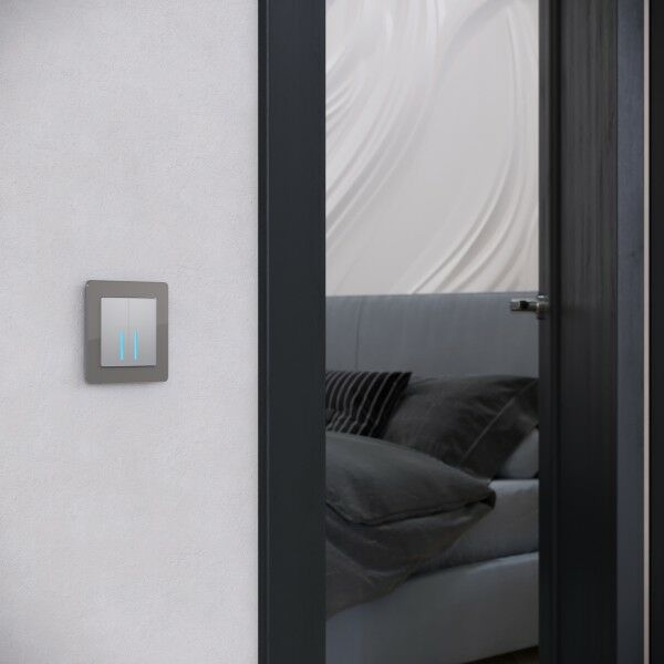 WERKEL W0012704 / Рамка на 1 пост Acrylic графит