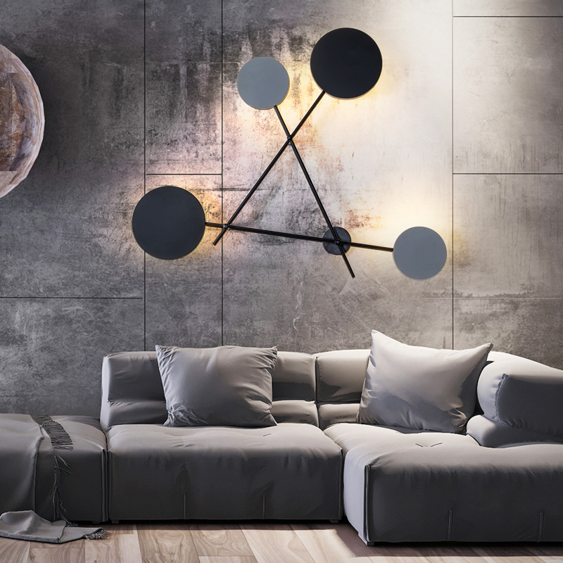 Светильник DZN-2-4-20 ЧЕРНЫЙ ` D700*600/H100/4/LED/28W/4500K Dots2