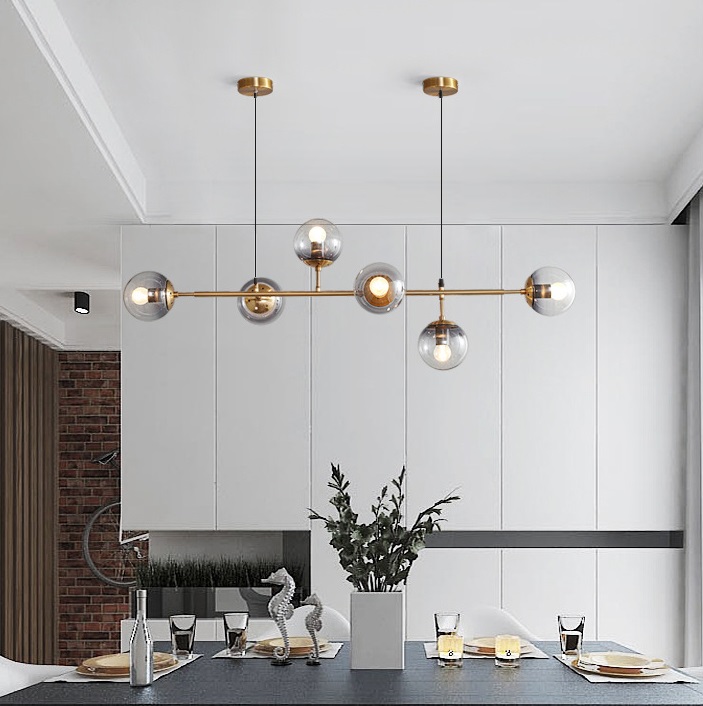 Светильник DZN1-2-09 БРОНЗА ` D1200*450/H1200/6/E27/40W