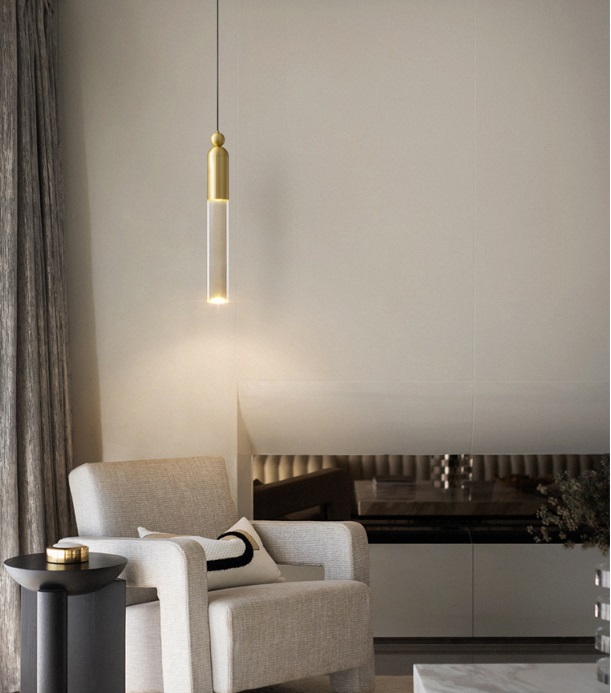 Светильник DZN-54388 БРОНЗА ` D100/H470+1200/1/LED/5W/3000K GELIS