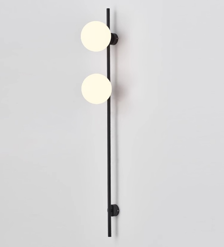 Светильник DZN-64568 ЧЕРНЫЙ ` D150*150/H1150/2/E27/40W DIRECTION