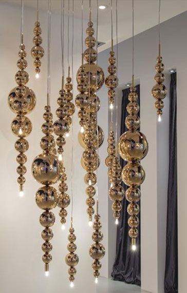 Светильник DZN-13013 РОМ ` D200/H1000+5000/1/G9/40W H1 L TEARS FROM MOON H1170*D20 24-05