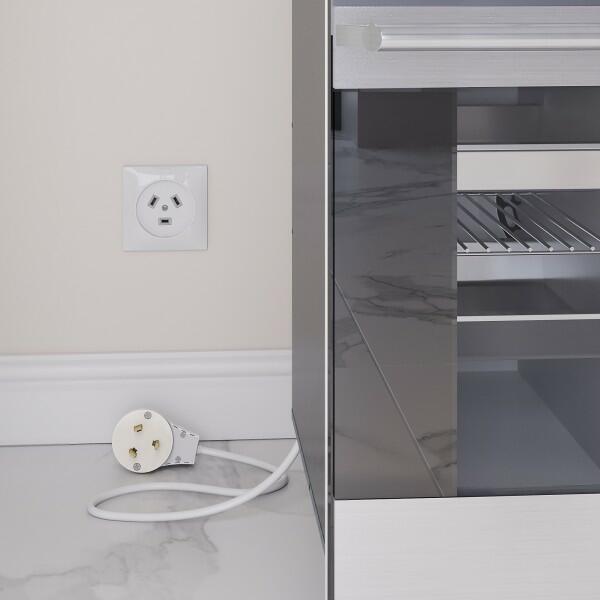 Werkel Розетка с вилкой для электроплиты 32А 250В (белый) W1189201