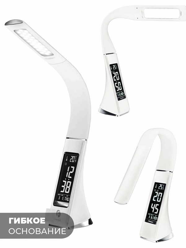 Светильник RG-TL0809 W - 8W 5000K с датой; временем; БЕЛЫЙ NEW (1/12)