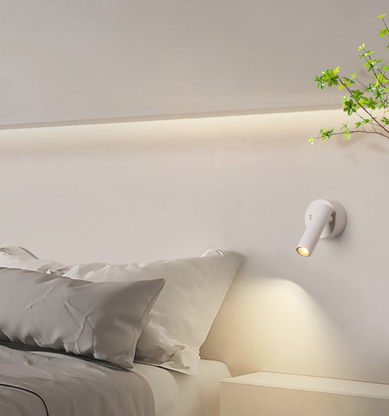 Светильник DZN-12036 БЕЛЫЙ ` D110/H80/1/LED/3W/4000K с выключателем