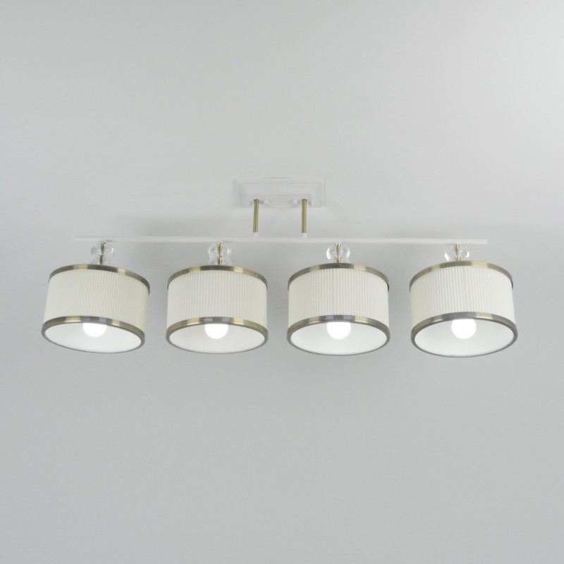 Светильник SPFD-4702 БРОНЗА+БЕЛЫЙ ` D840/H200/4/E27/60W