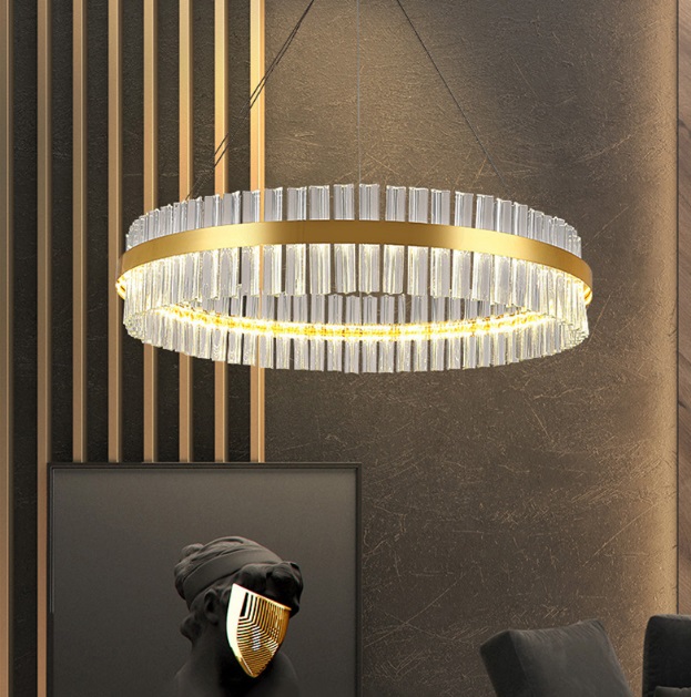 Светильник MD.6011 BRASS/ЛАТУНЬ ` D600/H1200/1/LED/60W/4500K ASK DZN22-05