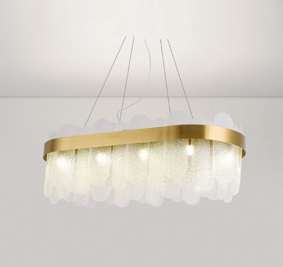 Светильник MD.6032 BRASS/ЛАТУНЬ ` D1000*350/H1200/12/G9/40W PETAL DZN22-05