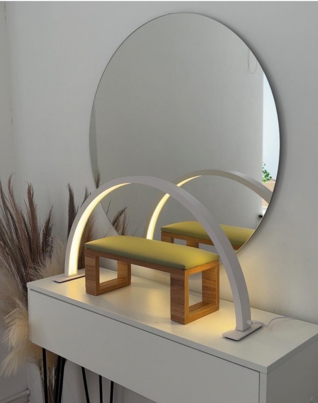 Светильник для маникюра SAPFIR SPF-4762 БЕЛЫЙ ` D835/H400/1/LED/38W3000-6500K DIMMER MANICURE 23-12