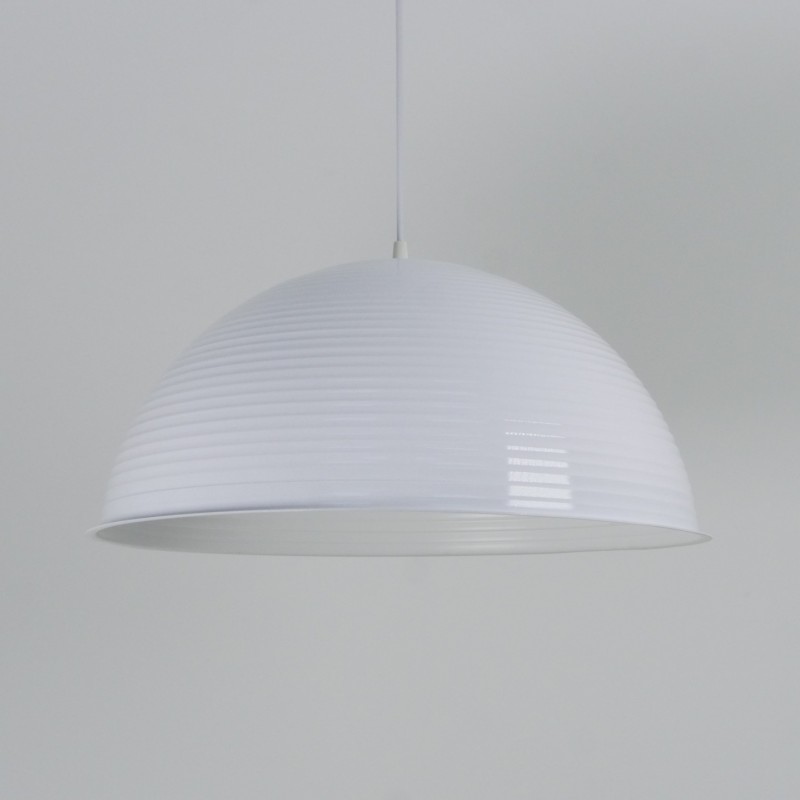 Светильник подвесной SPF-6115 БЕЛЫЙ+БЕЛЫЙ ` D500/H1250/1/E27/40W без ламп, белый провод SPFD PATIO