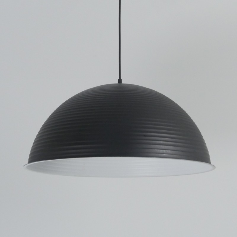 Светильник подвесной SPF-6117 ЧЕРНЫЙ+БЕЛЫЙ ` D500/H1250/1/E27/40W без ламп, черный провод SPFD PATIO