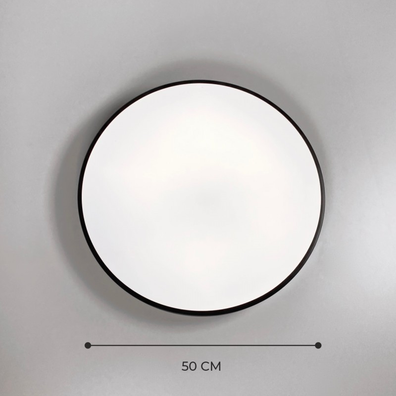 Светильник потолочный SAPFIR SPF-9383 BLACK/ЧЕРНЫЙ ` D500/H40/1/LED/70W/4000K без ПДУ SLM 23-01 (1/1