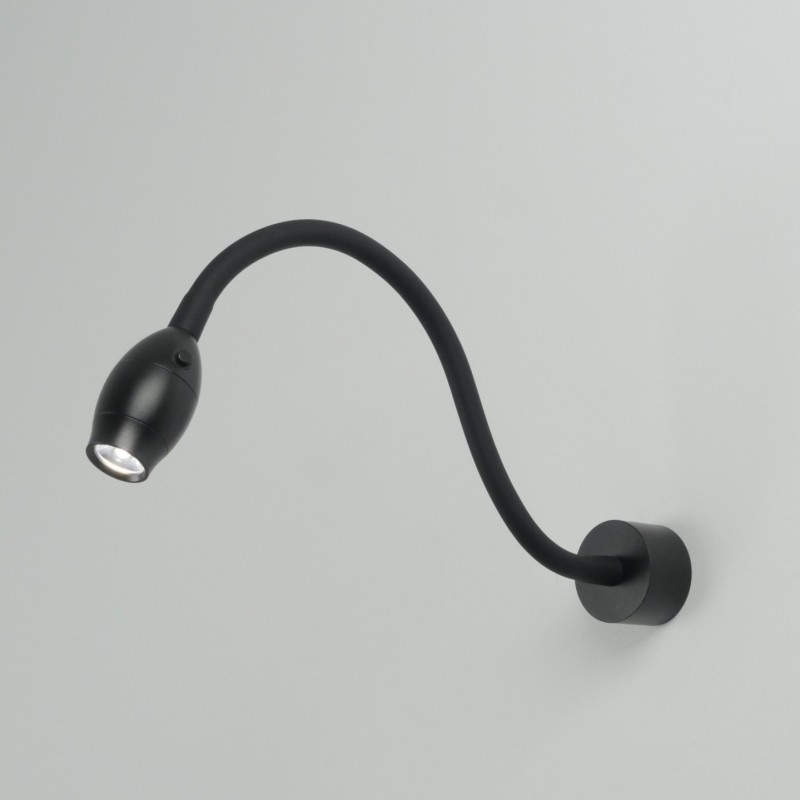 Светильник настенный SAPFIRE SPF-4880 ЧЕРНЫЙ ` 1/LED/3W/4000K с черным выключателем SNAKE 23-12