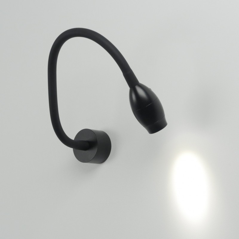 Светильник настенный SAPFIRE SPF-4880 ЧЕРНЫЙ ` 1/LED/3W/4000K с черным выключателем SNAKE 23-12