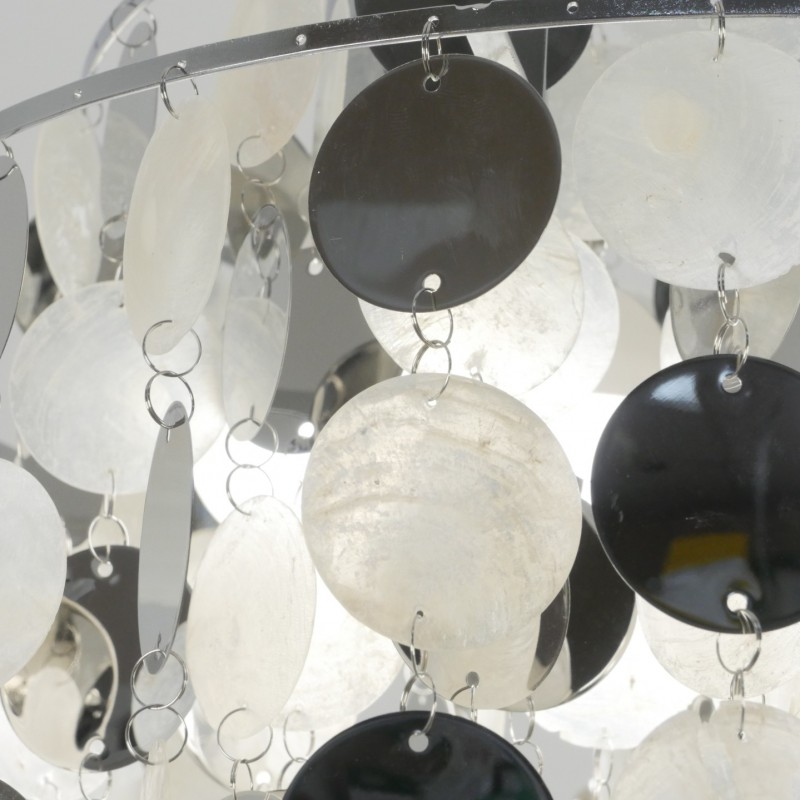 Светильник подвесной SAPFIR SPFD-40941 SHELL РОМ/CHROME ` D400/H1500/4/E27/60W без ламп CEDAR