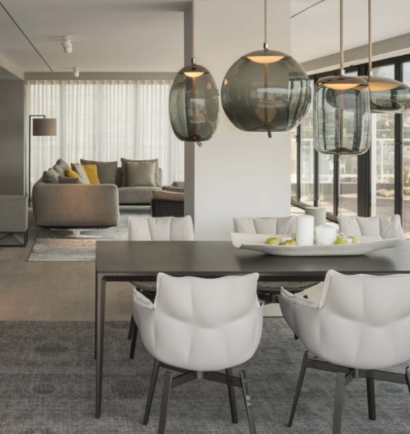 Светильник DZN-44728 ЧЕРНЫЙ ` D180*290/H1200/1/LED/7W/3000K BROKIS KNOT by Chiaramonte Marin