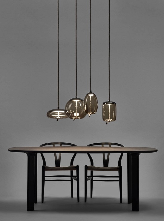 Светильник DZN-44729 ЧЕРНЫЙ ` D300/H1200/1/LED/7W/3000K BROKIS KNOT by Chiaramonte Marin