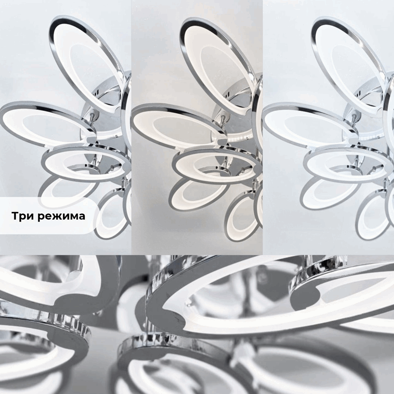 Светильник SPF-9413 CHROME/РОМ ` D750/H110/12/LED/192W DIMMER ПДУ 2.4 24-12