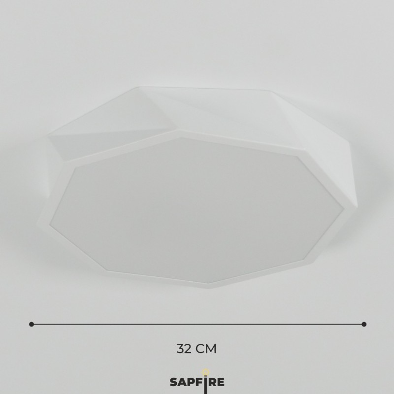 Светильник потолочный SAPFIR SPF-9432 БЕЛЫЙ ` D320/H50/1/LED/40W 2.4G COSMOPOLITAN SPFD