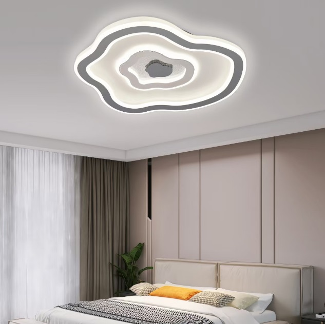 Светильник потолочный SAPFIR SPF-9466 WHITE/БЕЛЫЙ ` D500/H60/1LED/2*50W 2.4G MISTY 23-07