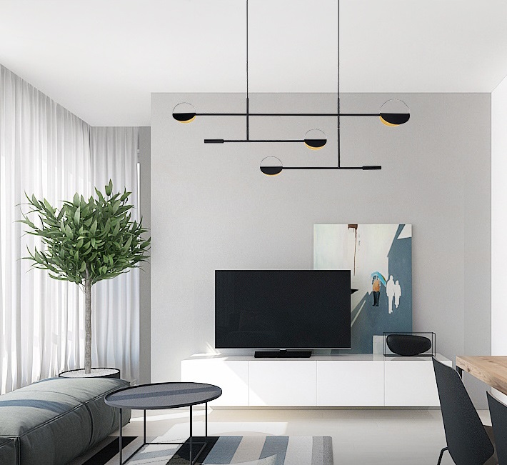 Светильник DZN-08 GL.30736 ` D1250/H400/4/LED/7W/4500K DACK