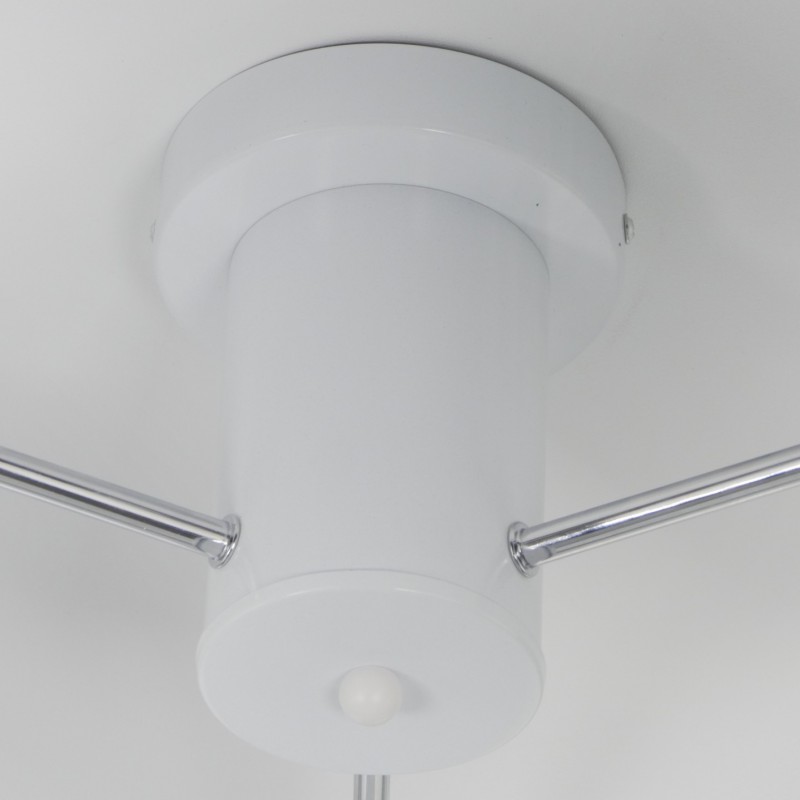 Светильник потолочный SAPFIR SPF-9481 Белый/ром/White/Chrome/D800/H300/6/E27/60W/без ламп Virg SPFD