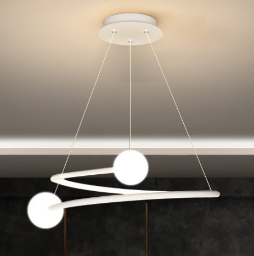 Светильник DZN-33699 БЕЛЫЙ ` D550/H1200/2+1LED/G9+LED/58W/4500K