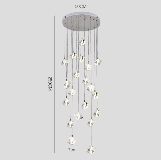 Светильник DZN-34013 РОМ ` D500/H2500/20/LED/60W/4500K CASCADE4