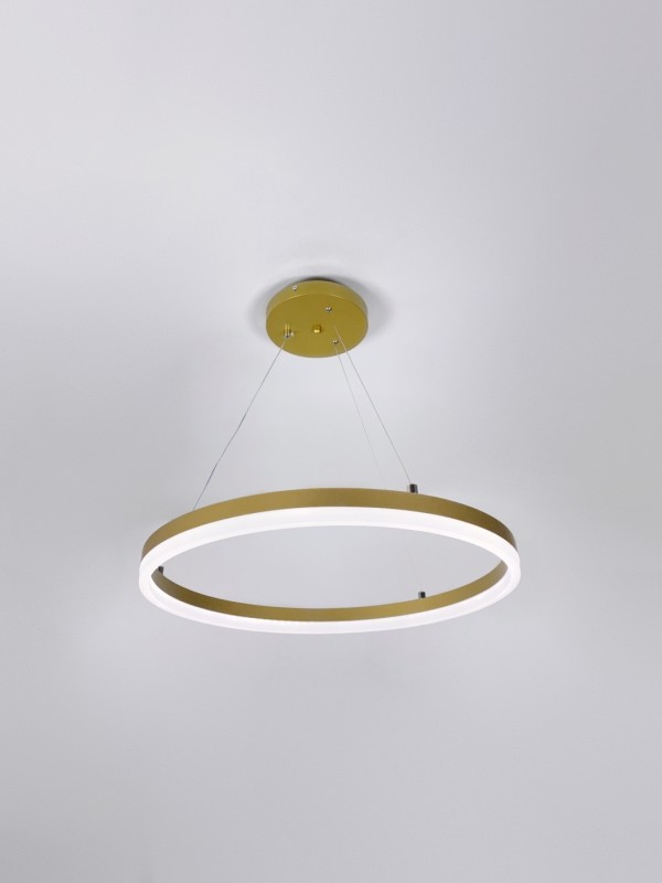 Светильник SPFD-3441 GOLD / ЗОЛОТО ПЛАСТИК ` D500/H1200/1/LED/12W SPFD21-10