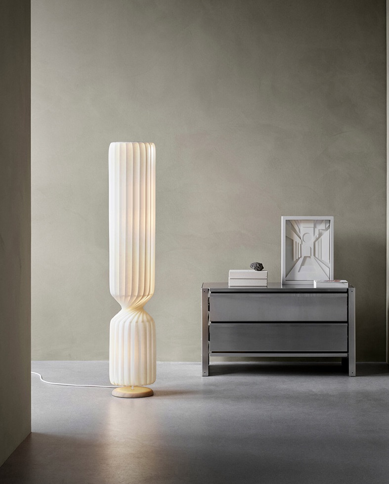 Светильник ElegantLight DZN-6325 БЕЛЫЙ ` D250/H1500/1/LED/20W TAISTO 24-03