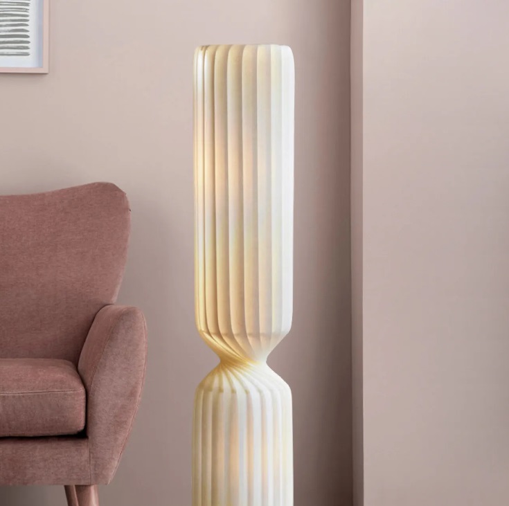 Светильник ElegantLight DZN-6325 БЕЛЫЙ ` D250/H1500/1/LED/20W TAISTO 24-03