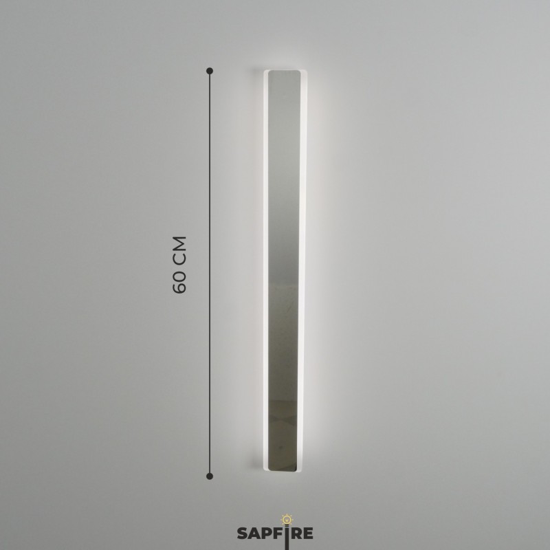 Светильник SPF-4035 WT WHITE+CHROME БЕЛЫЙ+РОМ ` D600/H60/1/LED/23W SPF01 (1)