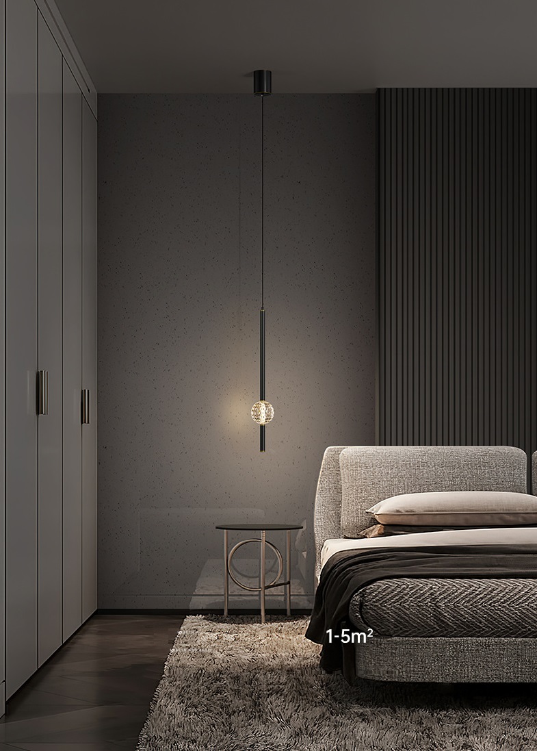 Светильник DZN-11098 ЧЕРНЫЙ ` D150*550/H1500/1/LED/5W/4000K