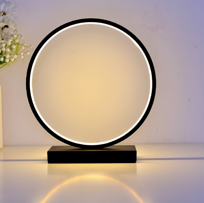 Светильник настольная лампа DZN-11111 ЧЕРНЫЙ ` D300/H320/1/LED/16W/2800-6500K