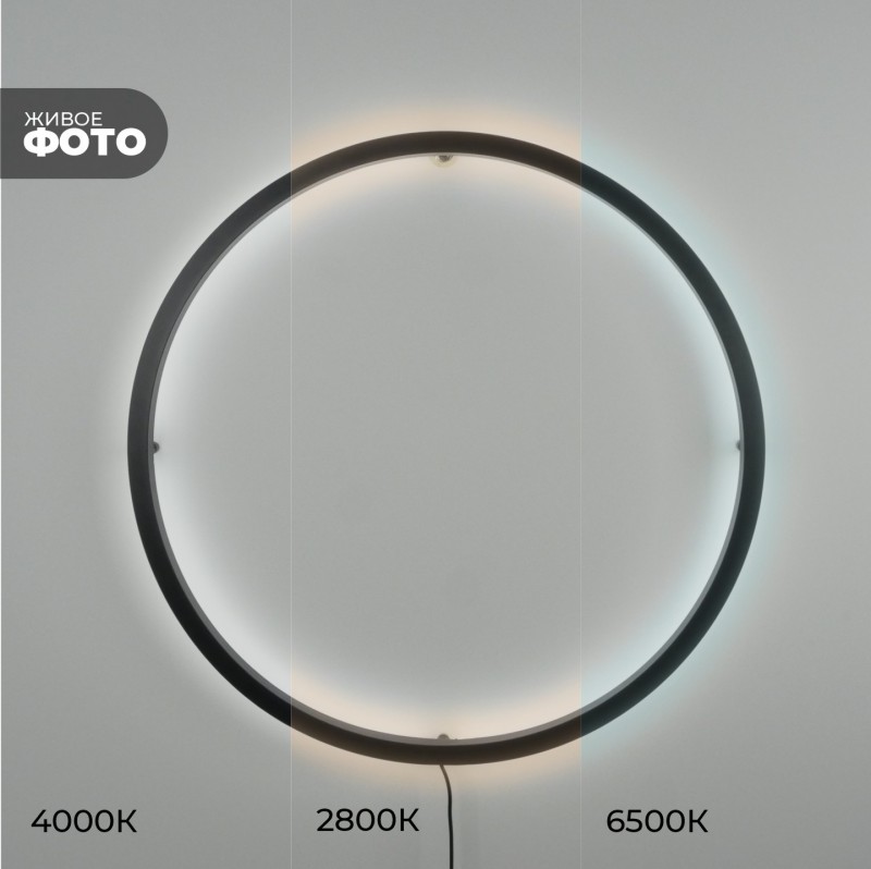 Светильник ElegantLight DZN-11116 ЧЕРНЫЙ ` D1500/H60/1/LED/60W/2800-6500K без ПДУ GUARD-LU23-12