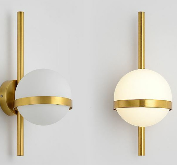 Светильник настенный ElegantLight DZN-50767 БРОНЗА D150/H400/1/E27/40W SIMPLY