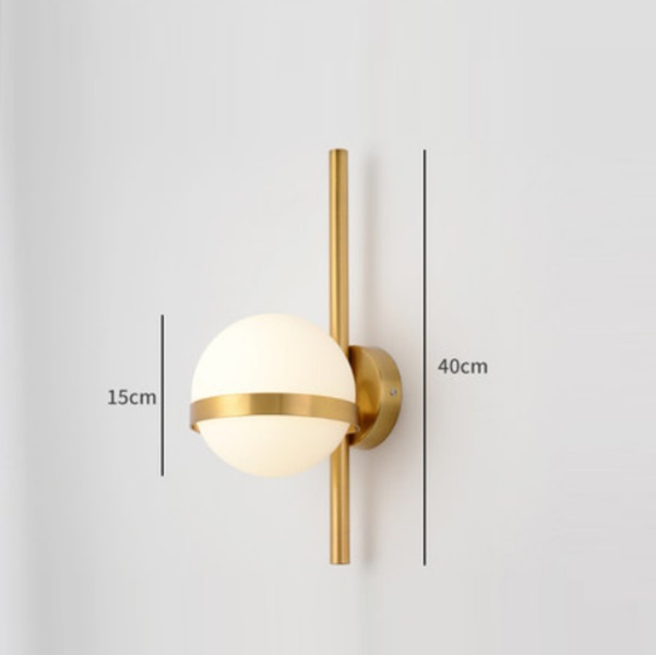 Светильник настенный ElegantLight DZN-50767 БРОНЗА D150/H400/1/E27/40W SIMPLY