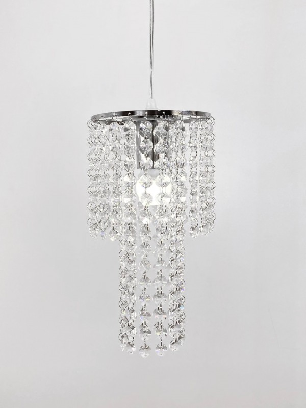 Светильник SPFD-IL.31896 РОМ/CHROME ` D150/H1200/1/E27/60W CRISTALLO (1)