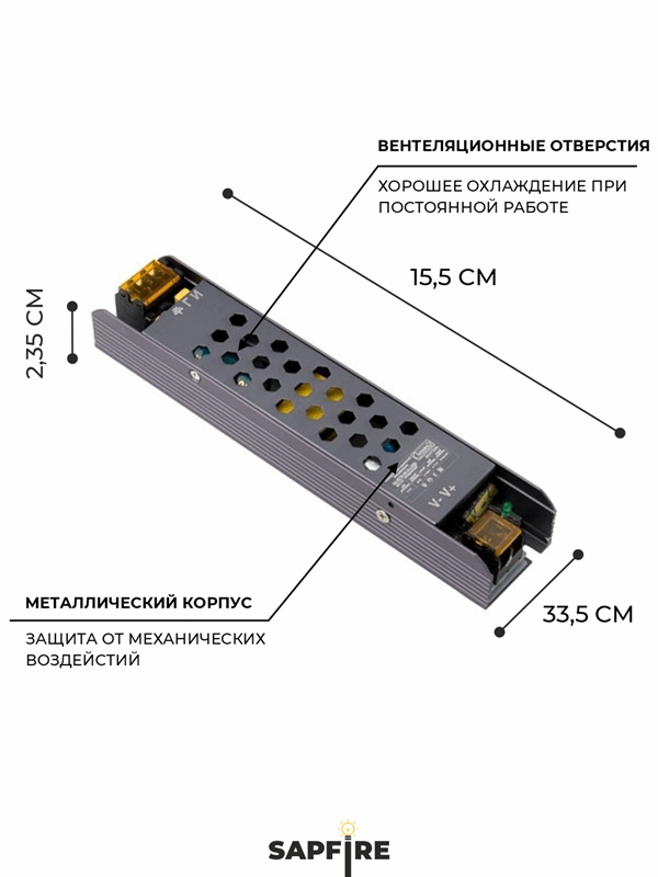 Светодиодный драйвер GDLI-S-60-IP20-24 RSP