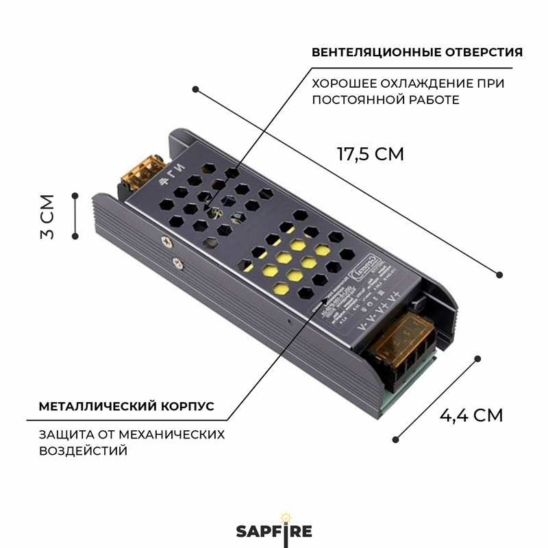 Светодиодный драйвер GDLI-S-100-IP20-24 RSP
