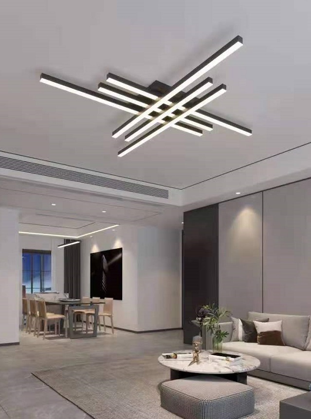 Светильник А09/600 BLACK/ЧЕРНЫЙ ` D600/H110/6/LED/112W 2.4G PICK SPF24-03 (1 из 2шт) 24-12